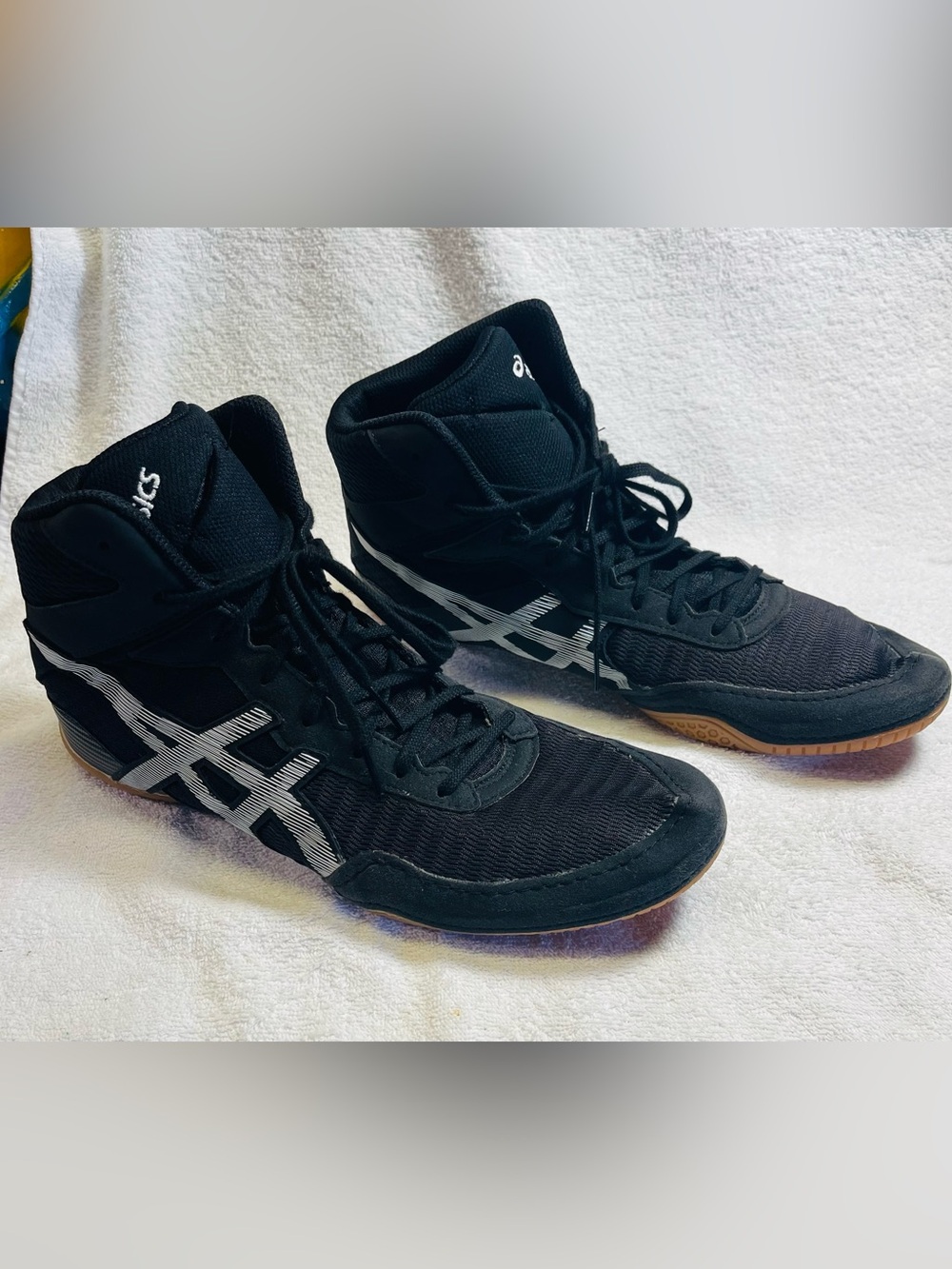 Asics Matcontrol 2 1081A029-002 Sneakers Mens 13 US Black Wrestling Shoes